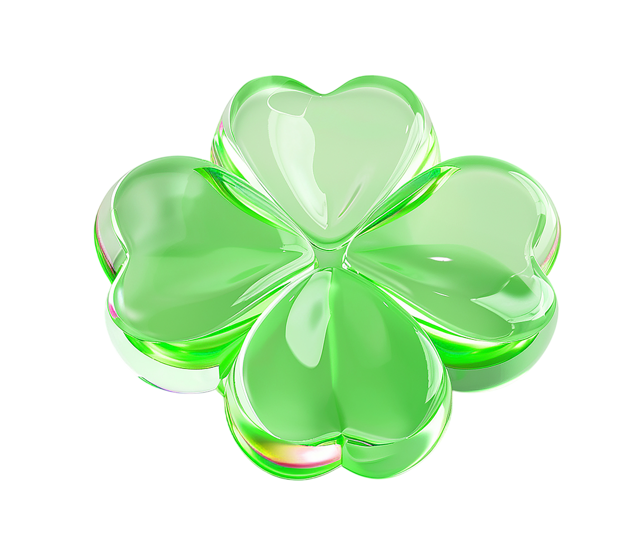 만복당 유리 클로버